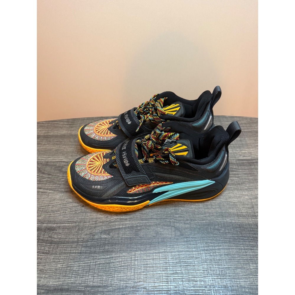 Kyrie Irving Basketball Shoes Mens Black Multi Color Low Top Sneakers - Picture 4 of 5